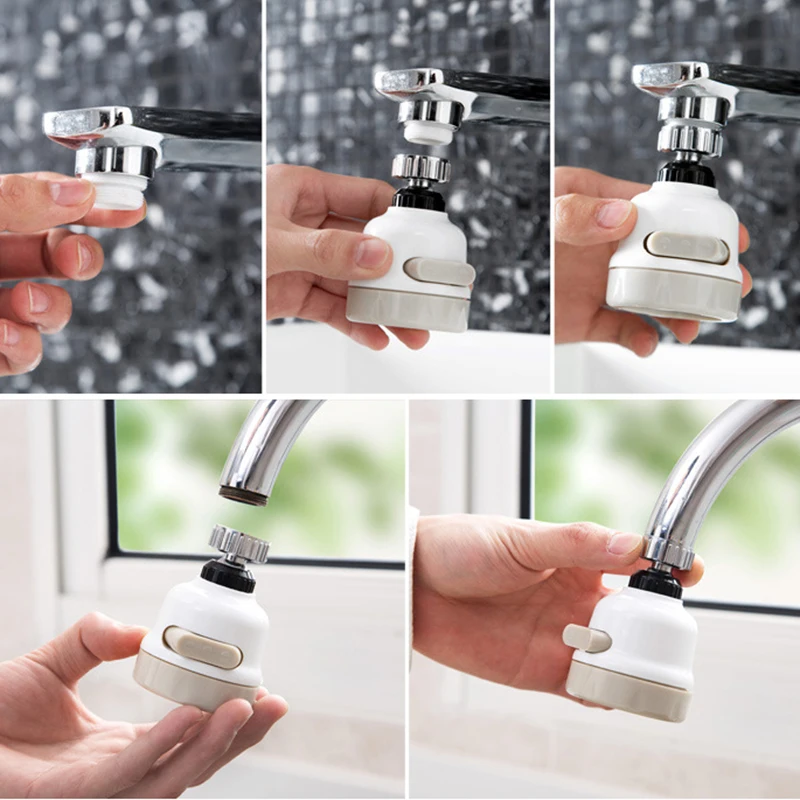 New Rotatable Bathroom Kitchen Accessories Water Saver 3 Modes Water Tap Filter Faucet Extender Extenders Booster dropshipping New Rotatable Bathroom Kitchen Accessories Water Saver 3 Modes Water Tap Filter Faucet Extender Extenders Booster dropshipping