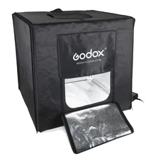 Godox photo studio led mini fotografia caixa de luz tenda lsd 40/60/80 LST 40/60/80 com 2/3 barras de luz led fotografia fundo