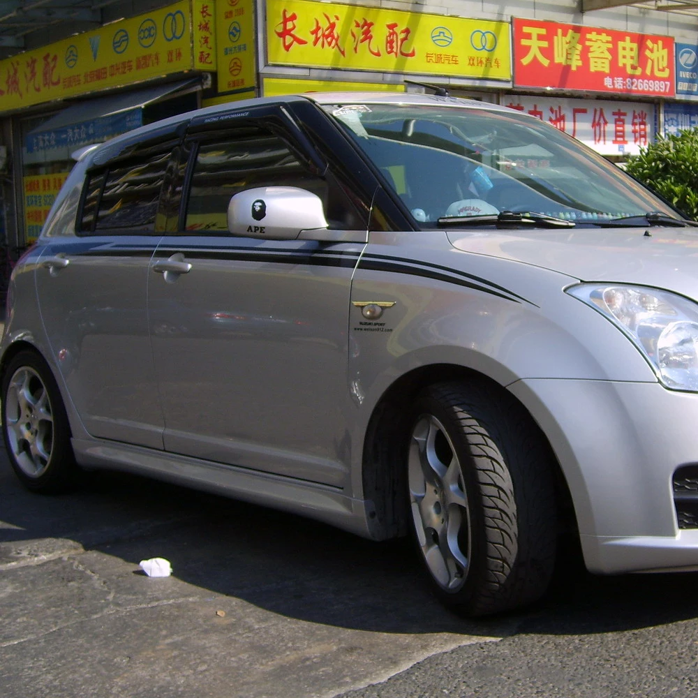 Автомобильные наклейки гоночные полосы 108 ''для Swift виниловый Графический