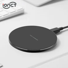 IONCT 10 Вт быстрое зарядное устройство беспроводной для samsung S8 S9 Note 9 8 для iPhone X Xs MAX XR 8 Xiaomi Qi зарядка USB зарядное устройство для телефона