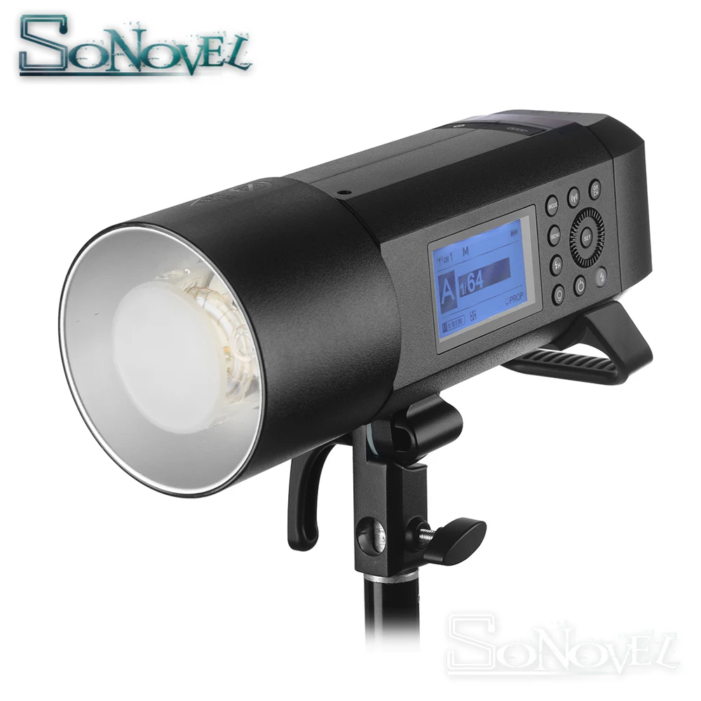US $799.00 In StockGodox AD400 Pro WITSTRO AllInOne Outdoor Flash AD400Pro LiOn Battery TTL HSS With BuiltIn 24G Wireless X System