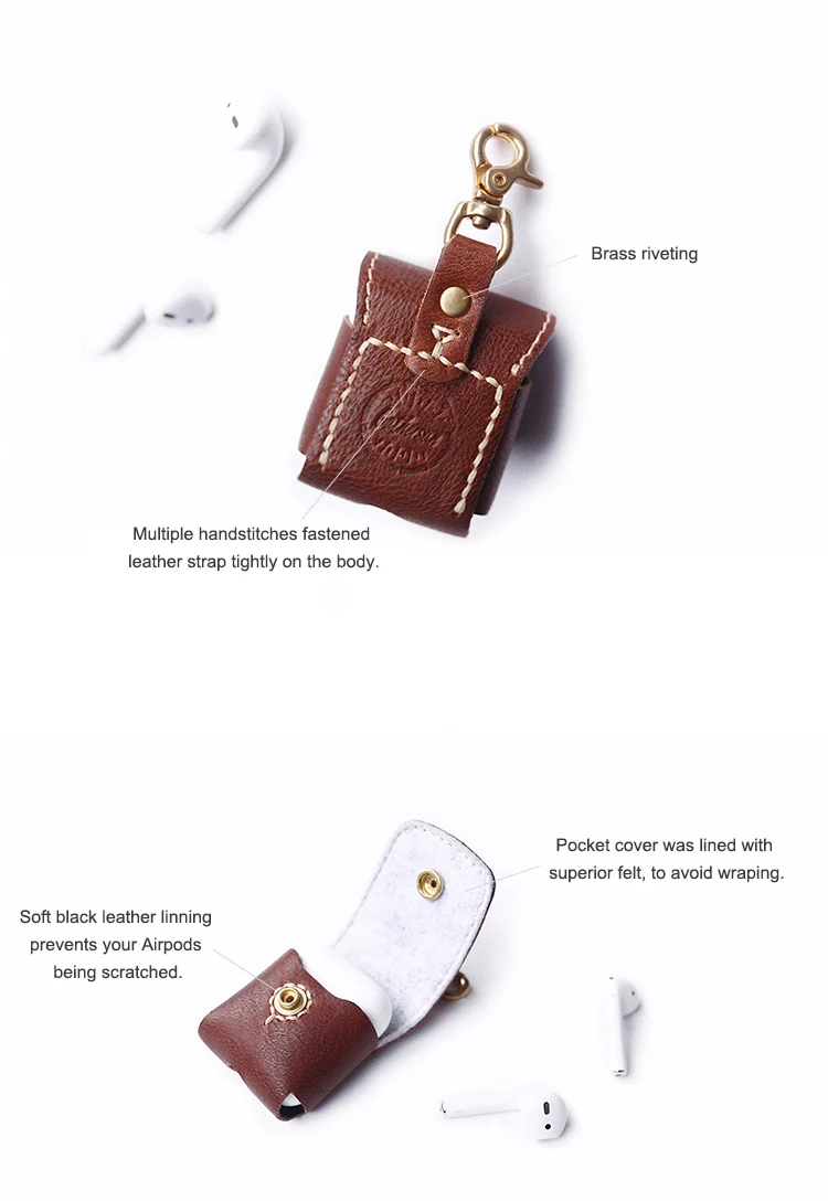 Airpods case leather