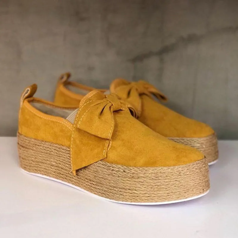 

2019 Spring Women Flats Shoes Platform Sneakers Slip On Flats Leather Suede Ladies Loafers Moccasins Casual Shoes