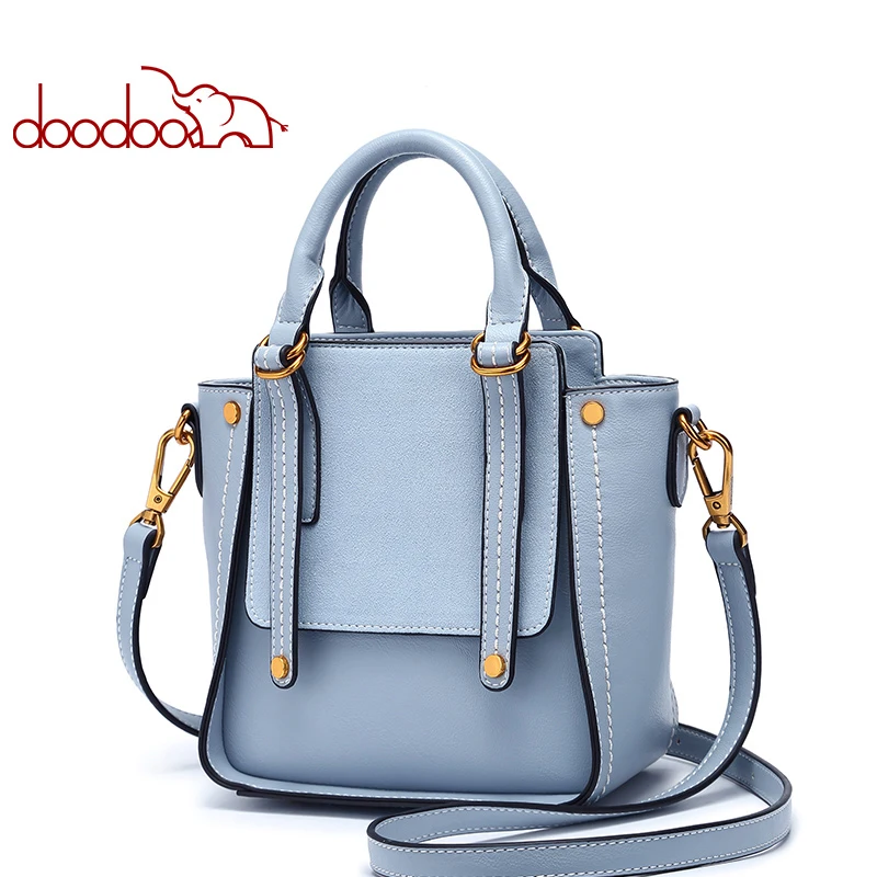 

DOODOO Female Shoulder Crossbody Bags Ladies Top-handle Tote Bag Women Pu Leather Handbag Luxury Handbags Women Bags Designer