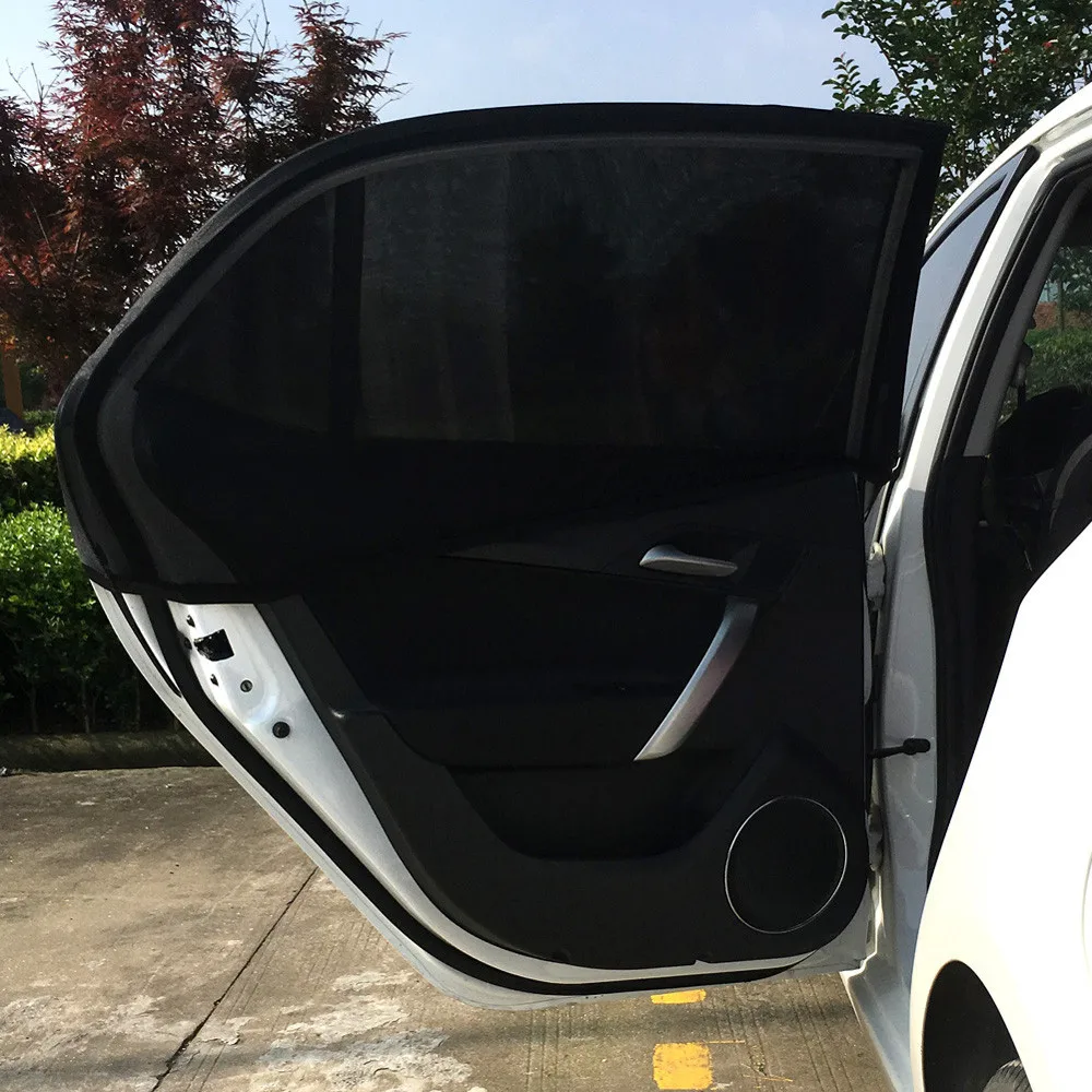 

Car Rear Window Sun Shade UV Mesh Sun Shades Blind Kids Children Sunshade Blocker Black M L XL M27