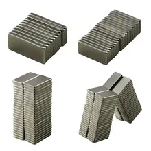 10pcs 20x10x2 mm Strong Block Cuboid Fridge Magnets Rare Earth Neodymium Bulk Sheet Mini Small Disc