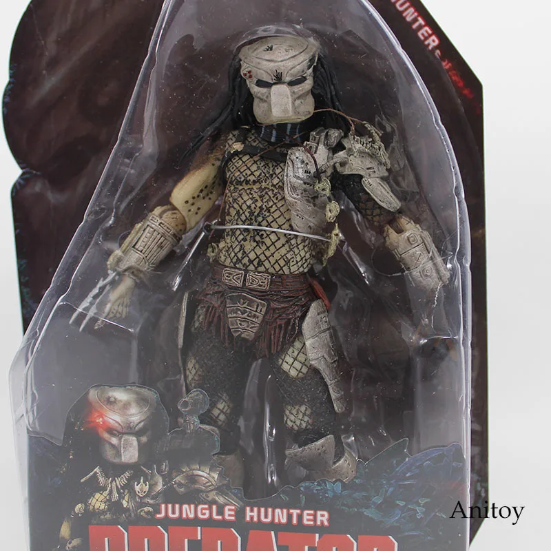 " 20 см NECA Predator Series 8 Классический 25th anniversary Jungle Hunter ПВХ фигурка модель игрушки# ZJZ002