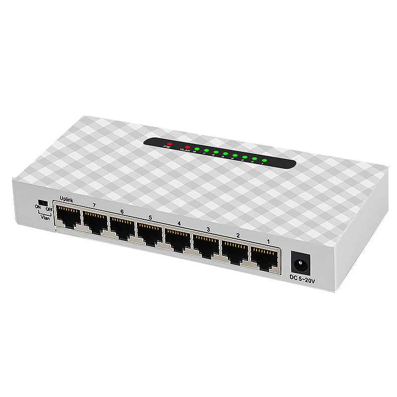 10/100/1000 Мбит/с полнодуплексный 8 коммутатор концентратор lan гигабит Ethernet Настольный сетевой коммутатор (US Plug)