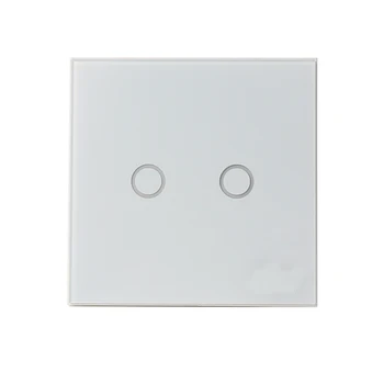 

SmartYIBA Z-wave Plus Wall Light Switch 2CH Gang Home Automation Z-Wave Wireless Smart Remote Control Light Switch on/off