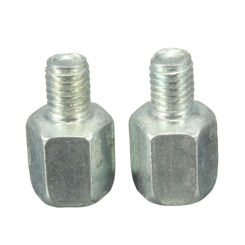 MTGATHER Thread Reducer M10 10mm to 8mm M8 Motorcycle Mirrors Converter Adaptor Approx 26mm