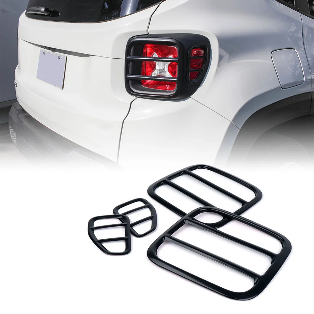 

4Pcs/Set Metal Iron Taillight Cover Trim Protector for 2015-2017 Jeep Renegade DXY88