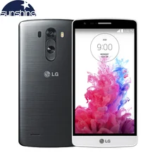 Оригинальный LG G3 D855 мобильный телефон 5.5 «Quad Core 2 ГБ Оперативная память 16 ГБ Встроенная память смартфона 13MP NFC GPS 4 К видео WCDMA Andriod4.4 сотовые телефоны