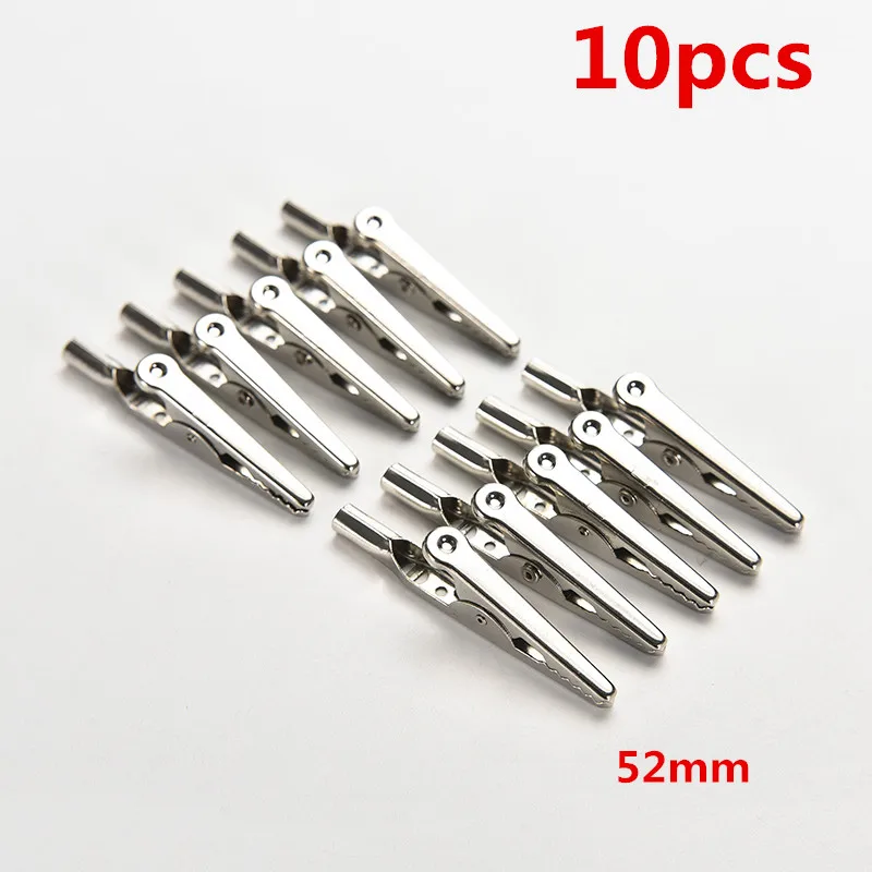 20X Stainless-Steel Alligator Crocodile Test Clips Cable Lead Screw Probe FiYH