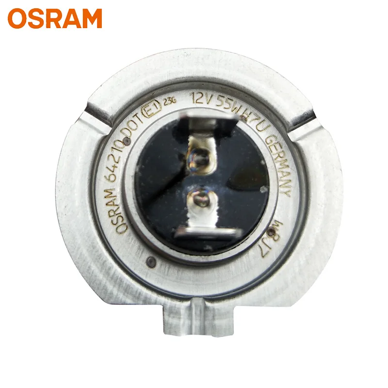 OSRAM H7 12V 55W 64210 PX26d 3200K Стандартный автомобильный головной светильник, противотуманная фара, автомобильная лампа, 10 шт