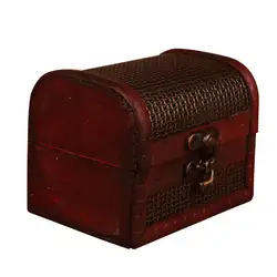 2 шт. ретро коробка для хранения набор конфет для свадьбы Коробки контейнер Античная хранения пыли коробка ручной работы деревянный может