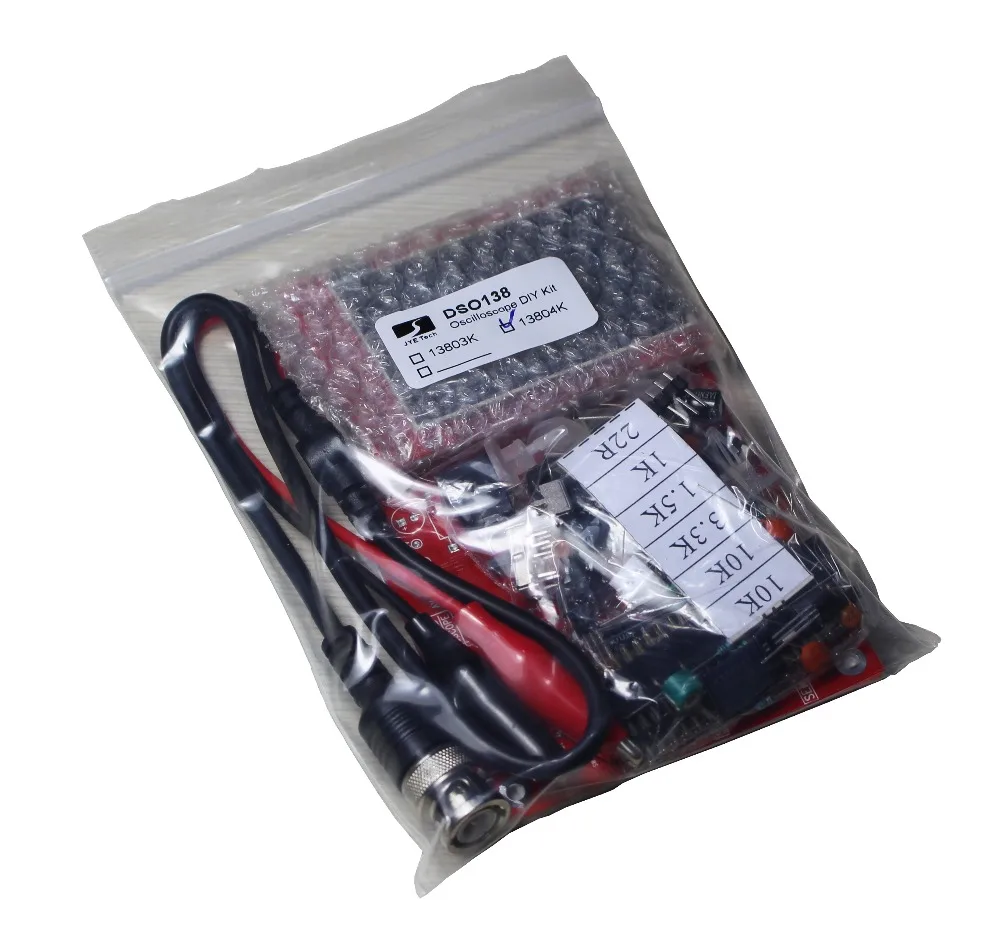 JYETech подлинный DSO138 2 4 TFT карманный осциллограф DIY Kit SMD запчасти не спаянные для