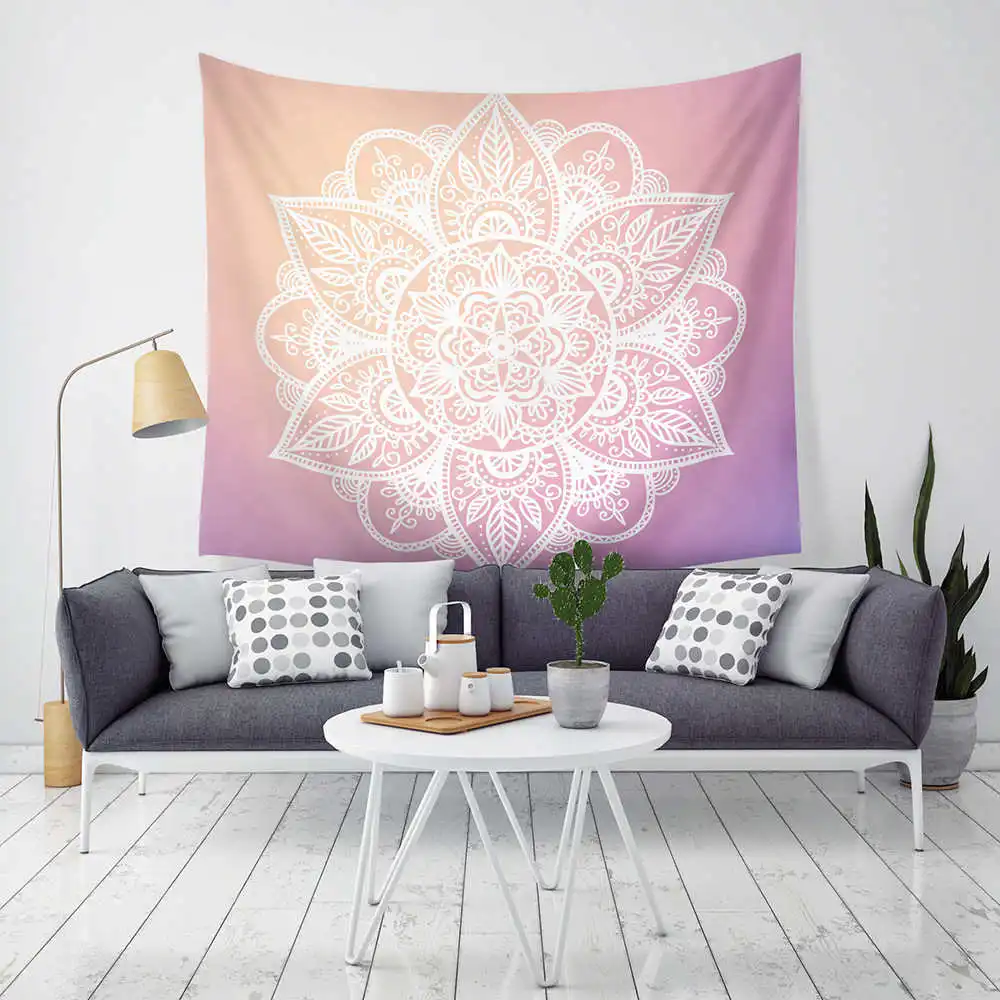 Hot Sale BeddingOutlet Bohemian Flower Tapestry Gradient Purple Mandala Wall Carpet Bohemian Life Wall Sheet Hot Sale BeddingOutlet Bohemian Flower Tapestry Gradient Purple Mandala Wall Carpet Bohemian Life Wall Sheet