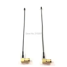 2 шт 433 МГц Антенна 3dbi Sma штекер разъем под прямым углом для Ветчины радио