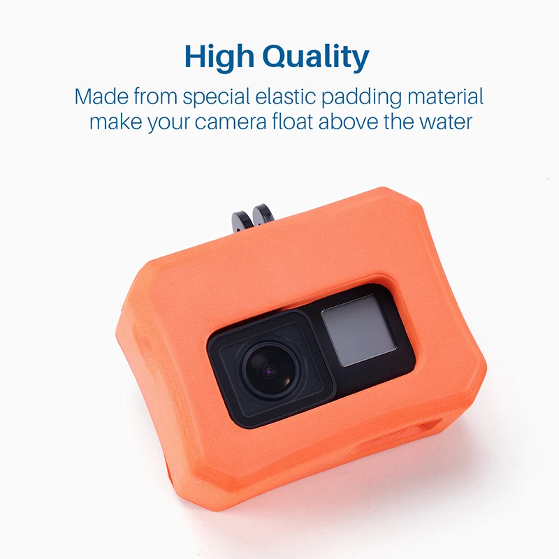 واقية الملونة العوامة المياه Floaty حالة غطاء ل Gopro بطل 7/6/5 ، عمل كاميرا اكسسوارات ل السباحه الغوص تصفح