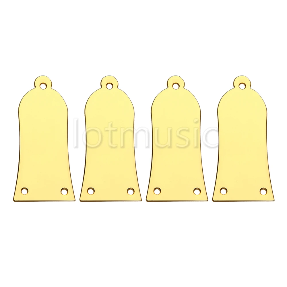 4Pcs Gold Plated Metal Truss Rod Cover for Electric Guitar Partstruss