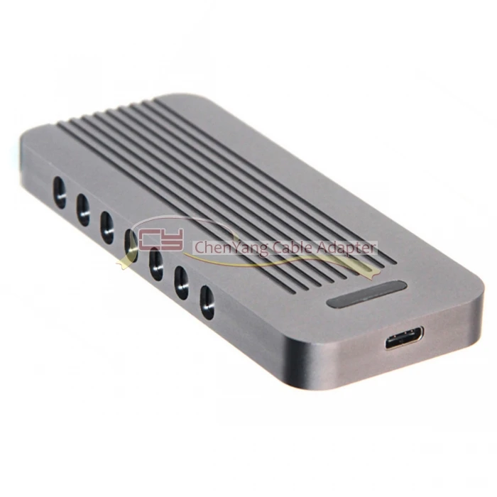 

2PCS/LOT Type-C USB-C USB 3.1 3.0 Adapter Nvme AHCI M-key M.2 NGFF PCI-E 2 Lane SSD Enclosure