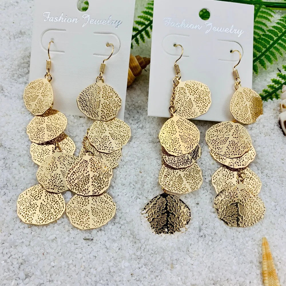 

FYE668 FY Jewelry Vintage Exaggerate Iron Irregular Round Discs Dangle Earrings Hanging for Women Party Dropshipping to ETSY