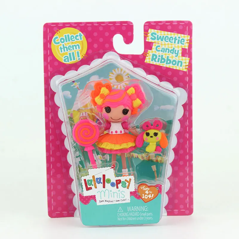 Новое поступление 3 дюймовые оригинальные MGA куклы Lalaloopsy и аксессуары, упакованные в коробку, для девичьего игрушечного домика каждый Uniqu3