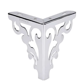 

Metal Polished Sofa Chair Legs Modern Hollow Patten Table Cabinet Bed Feet Furniture Accessories 15cm Furniture parts