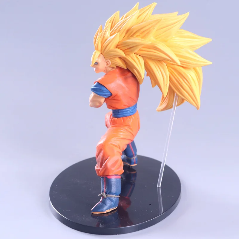 Dragon Ball Z Goku Super SaiYan 3 Kneeling Wave шоколадная щетка Saiyan 3 Blood ПВХ фигурка DBZ Коллекция Модель 20 см