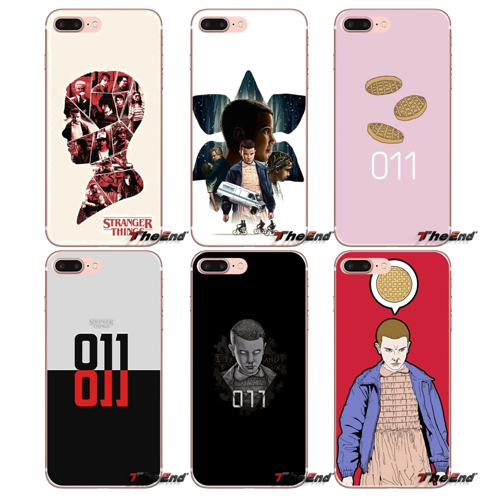

stranger things eleven Soft Transparent Cover For HTC U11 One M7 M8 A9 M9 M10 E9 Desire 630 530 626 628 816 820 Motorola G G2 G3