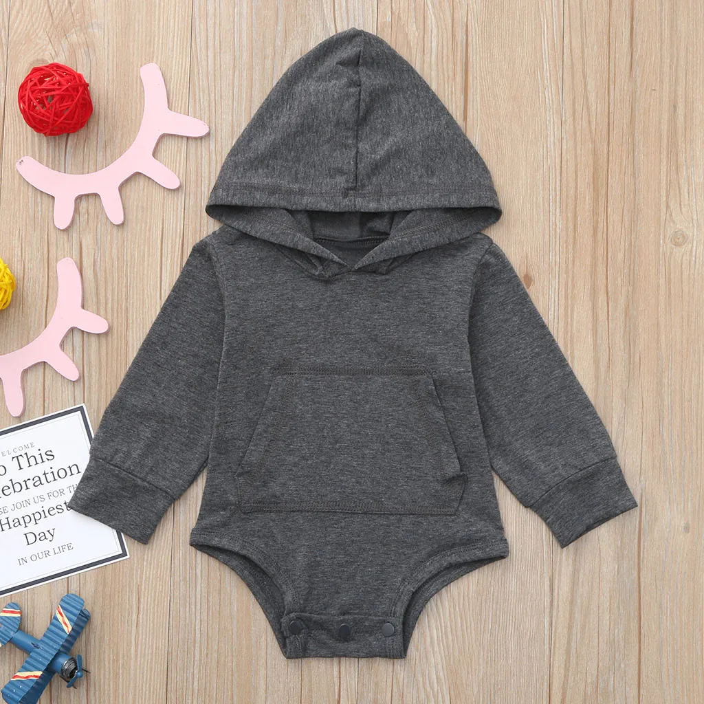 

Polyester O-neck Boy Girl Toddler Bodysuit Winter Solid Baby Boys Gilrls Bodysuit Fashion Long Sleeve Kids Newborn Bodysuits