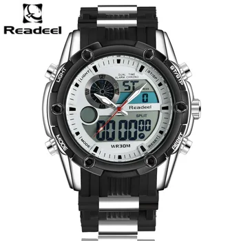 

Top Luxury Brand Men Sports Watches Men's Quartz Analog LED Clock Man Fashion Sports Army Military Wrist Watch Kol Saati 2017