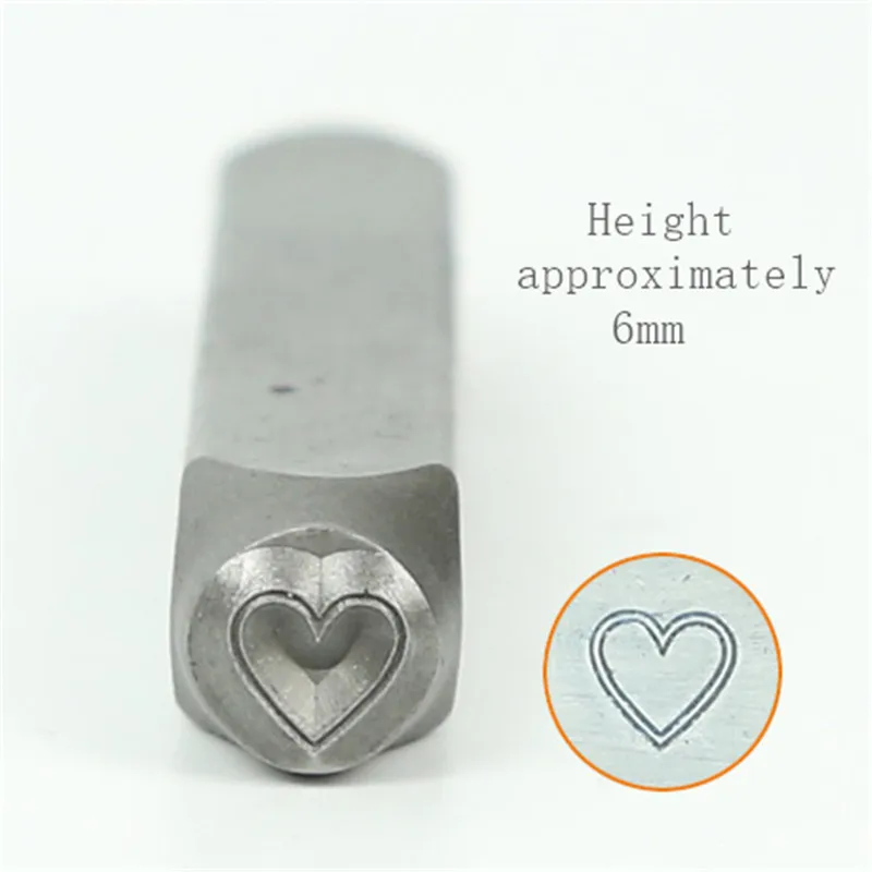 

1.5/2/3/6mm jewelry tag steel stamps Heart symbols steel stamp letters Steel word punch stamp letters,price for 1pcs