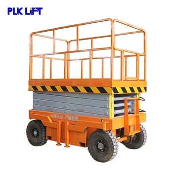 

Heavy Duty 1000kg 2000kg Electric Hydraulic Scissor Lift Man Lifting Machine