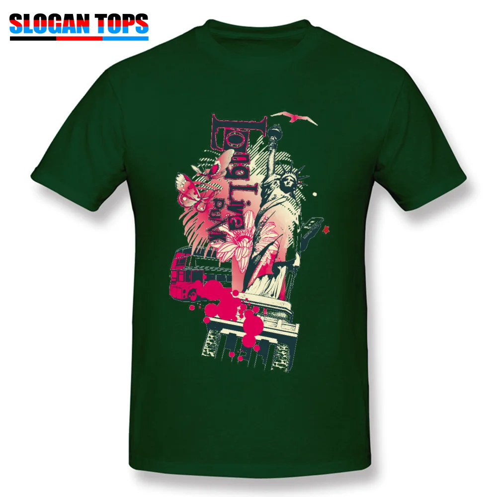 T Shirt 392018925Y Tops Shirt Summer Fall Fitted Unique Short Sleeve Pure Cotton O-Neck Men Top T-shirts Unique 392018925Y dark