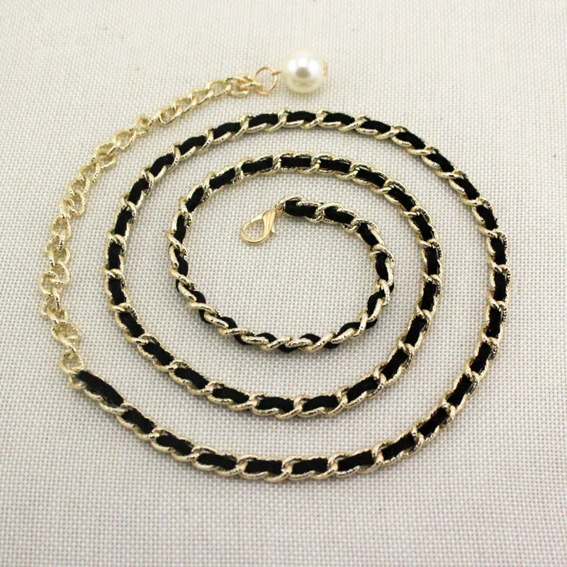 

Woman Belts For Dress Decoration Belt Skirt Waist Bring Sweet Korean Fashion Joker Metal Waist Chain Woman Decoration Belt