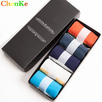 

ChenKe 5Pair/Lot Mens Ankle Socks Brand Quality Cotton Summer Mesh Thin Boat Socks For Male Five Color Short Socks Calcetines
