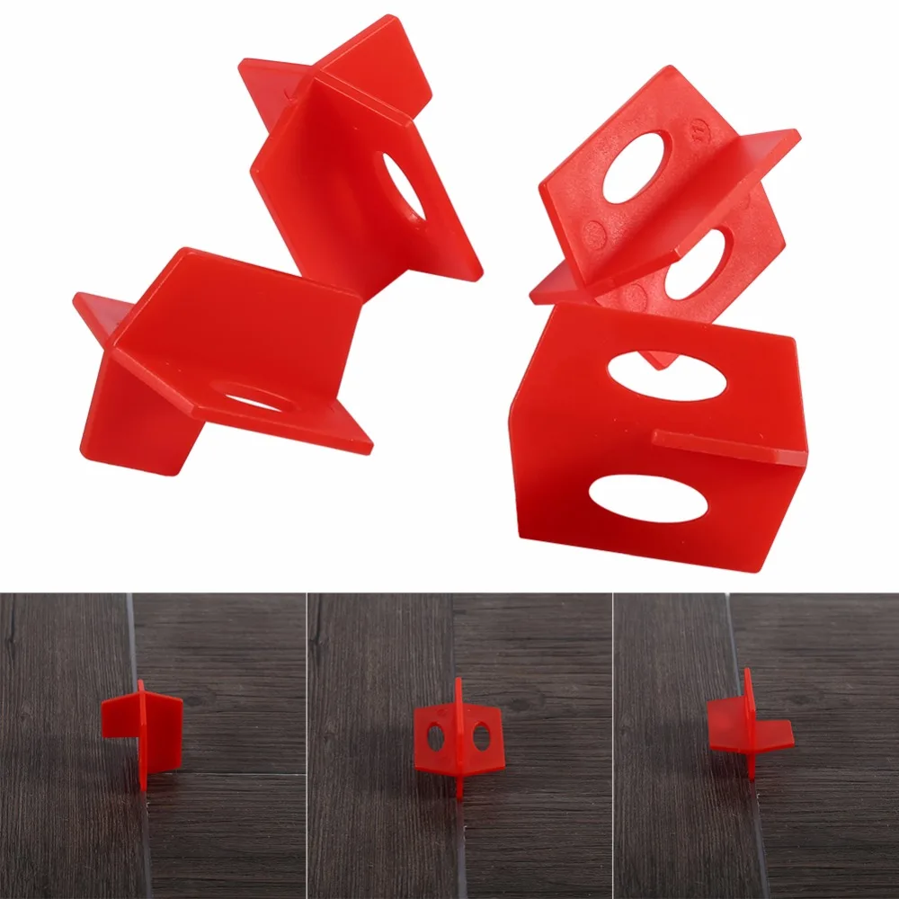 3 16 Tile Leveling System 50Pcs/Set 1/16'' Tile Leveling System Red 3 Side Spacer Cross And T