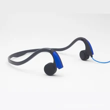 Buy online New Bone Conduction Earphones Headphone Outdoor Sports Neckband Earphone Running Bicycle Bone Conduction Headset Stereo
