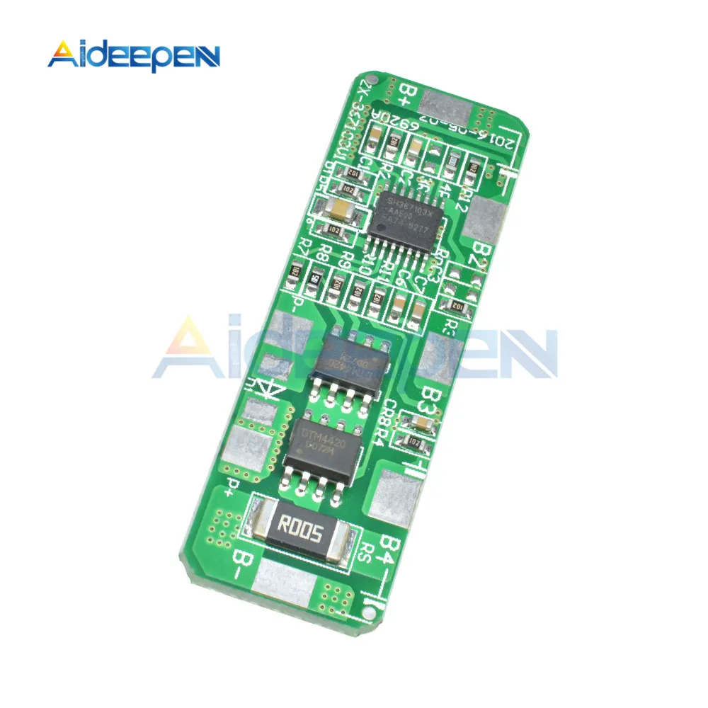 Фонарь 3A 5A PCB BMS защитная плата управления для 4 упаковок литий ионных литиевых
