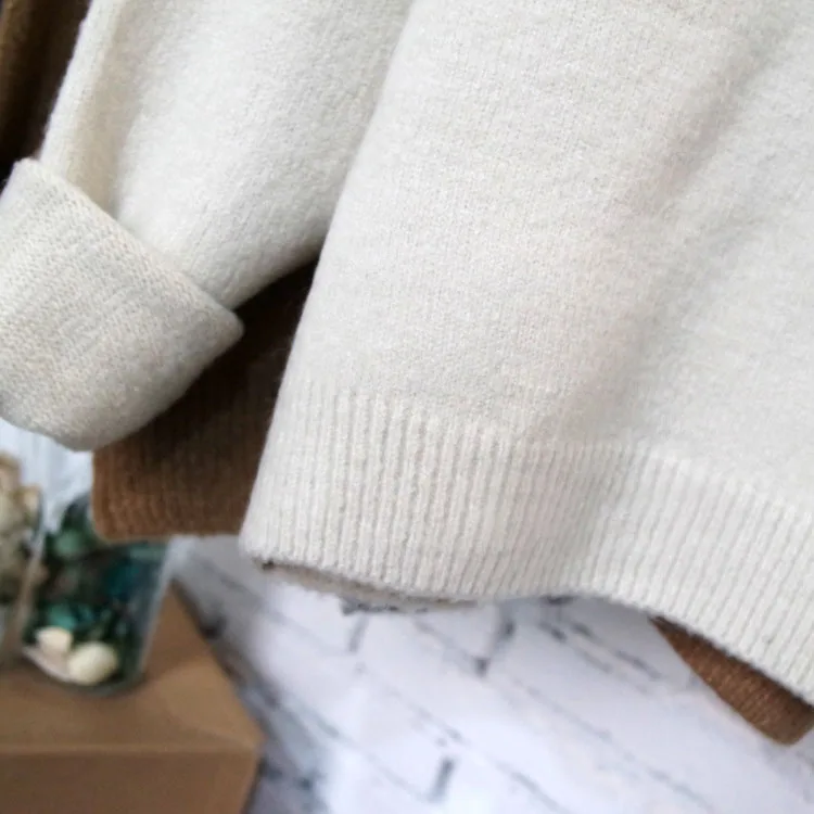 Женский кардиган осень короткий кардиган вязаный Для женщин Классный свитер теплая осенняя одежда в Корейском стиле; Свободные шерстяные зимние Повседневное/Sueter/mujerknit