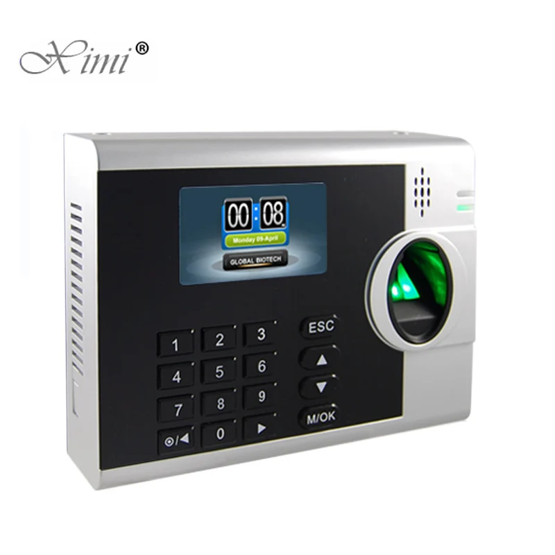 

Linux Systme TCP/IP RJ45 Biometric Fingerprint Time Attendance ZK XM218 Time Recorder Time Clock Employee Attendance With ADMS