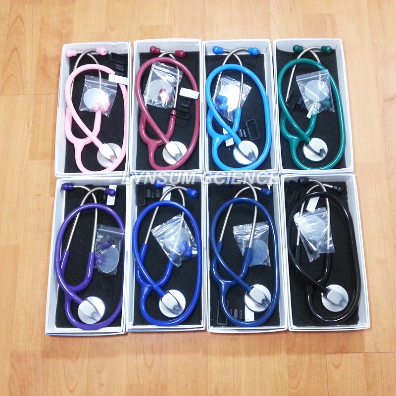 

1 PCS Single Head Professional Cardiology Medical Cute Stethoscope with Name Tag