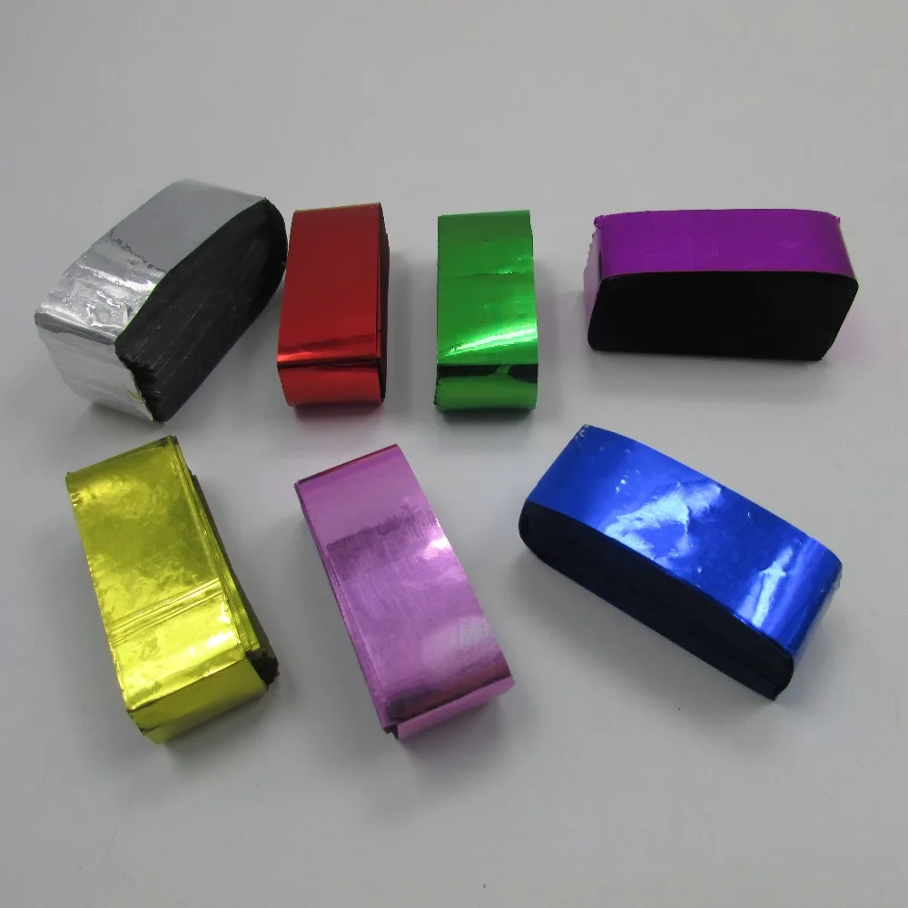 

Colorful Retangular 2*5cm Fire Retardant Foil Paper Confetti Shredded Paper for party