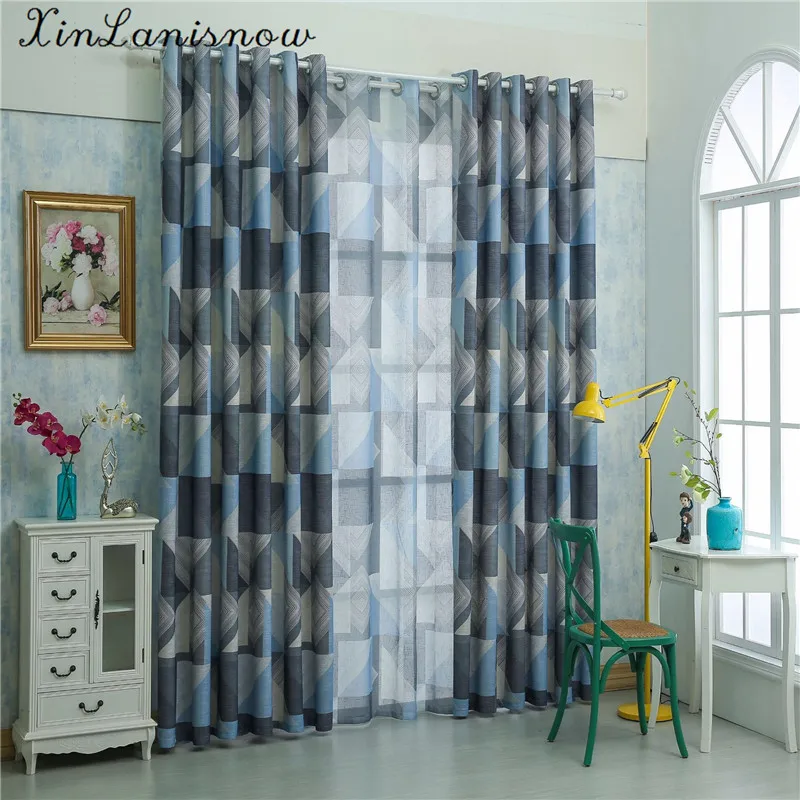 American Curtains For Living Dining Room Bedroom Simple Modern Geometric Green Gauze Fabric In From Home Garden On Aliexpress American Curtains For Living Dining Room Bedroom Simple Modern Geometric Green Gauze Fabric In From Home Garden On Aliexpress