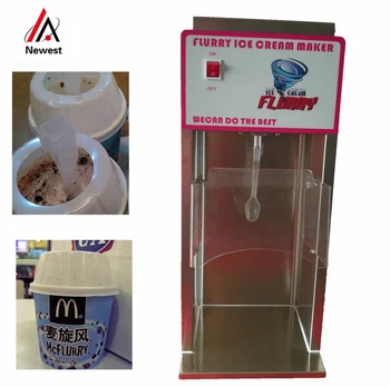 

Hot sale Popular Ice cream shaker/yogurt blender mixer flurry ice cream making machine