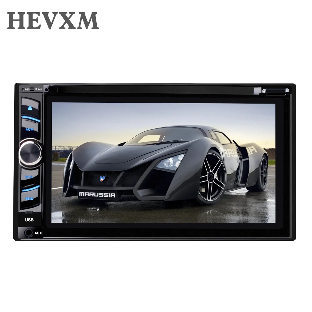 

6213 Universal Double 2 Din Car DVD player 6.2" Car Autoradio Video/Mutimedia MP5/4/3 Player Car Stereo audio player with displa
