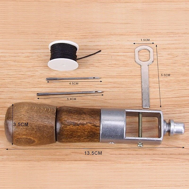 Машина DIY кожаный швейный инструмент кожа ручная швейная вощеная нить для кожи ремесло край ремень со строчкой полоски Shoemaker инструменты