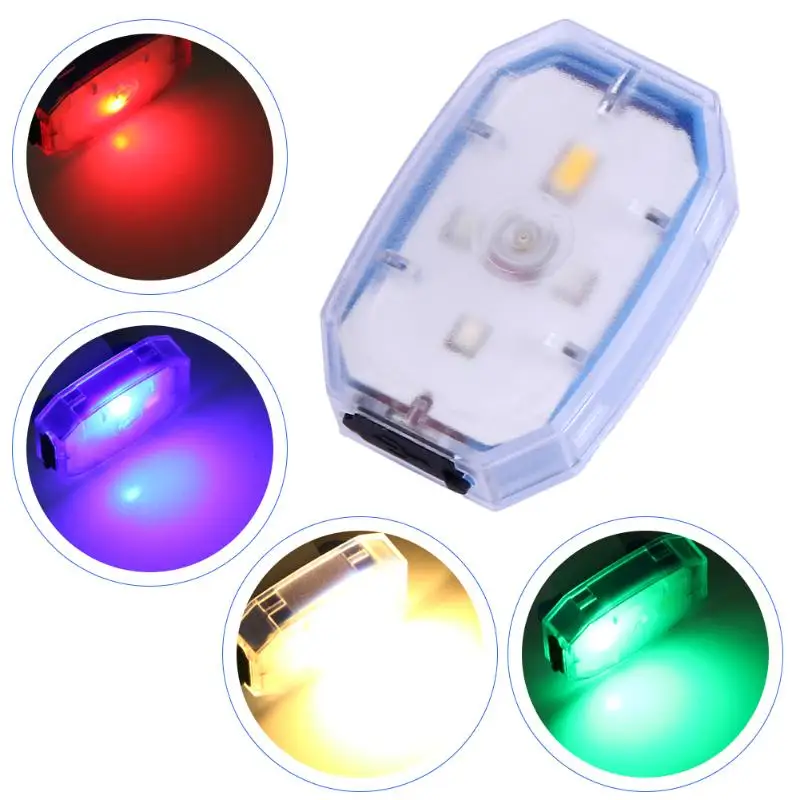 

Mini Bicycle Cycling Front Tail Flash Light MTB Night Riding Warning LED Lamp Running Arm Lamp USB Rechargeable 3 Modes