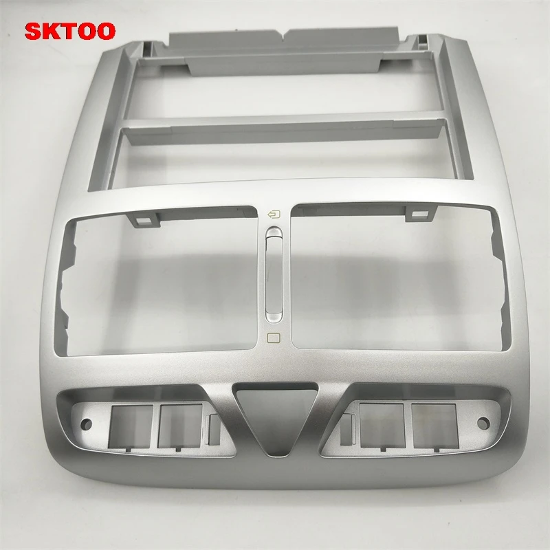 Sktoo Fit For Peugeot 307 Original Silver Instrument Center Air Outlet Center Panel Instrument Table Cornice Decorativa